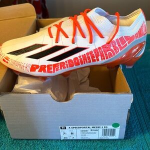 Adidas soccer cleats. X Speed portal Messi.1 FG. New with tags and box.